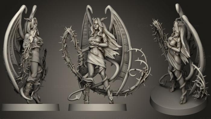 Figurines heroes, monsters and demons (Sword amp Sorcery41, STKM_1277) 3D models for cnc